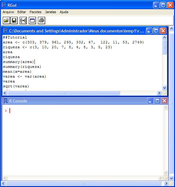 Janelas do r e do script