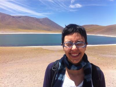 Claridade e cabelo bizarro nas Lagunas Altiplânicas, Atacama - Chile